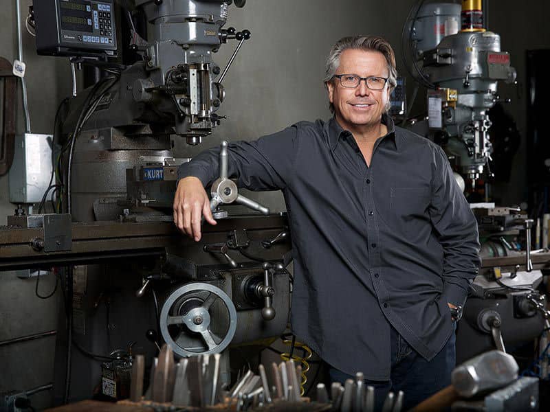 Scotty with with the tools of the trade