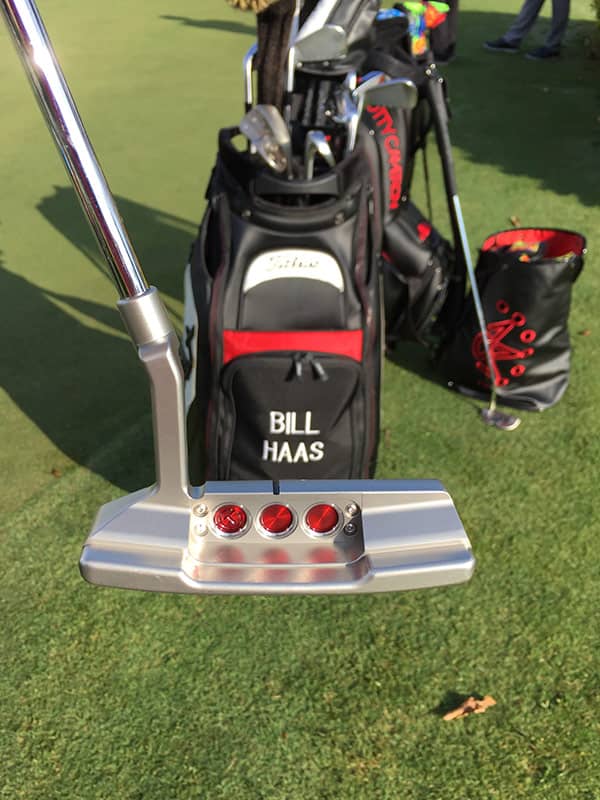 Titleist Brand Ambassador Bill Haas' Select Concept 2 Tour putter. 