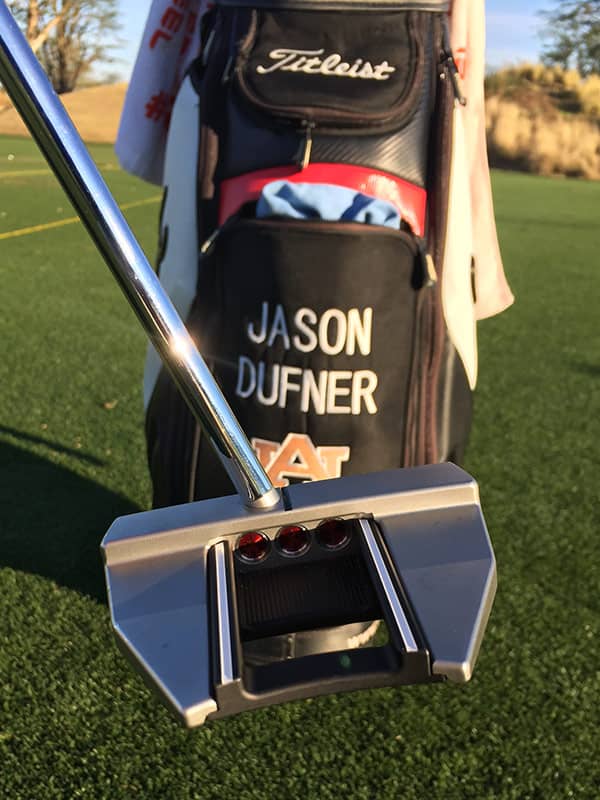 Similar to his trusty Futura X7M, but different. Notice the straight-shaft setup. 