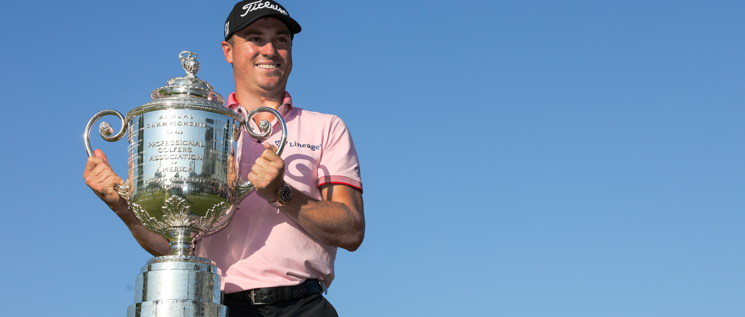 Justin Thomas Claims 2nd PGA Championship Title Supporting Article Image