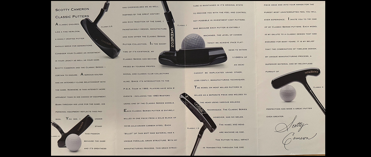 Scotty Cameron Fine Milled Putters